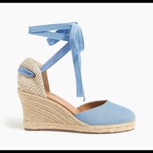 J Crew chambray espadrilles